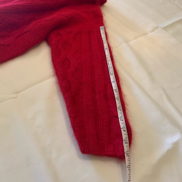 Express Tricot XS/S Red Sweater angora and lambswool - Picture 7 of 11